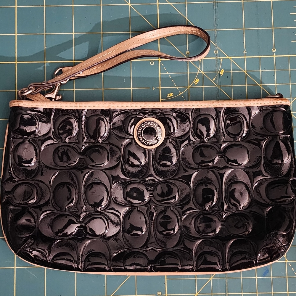 Coach Patent Leather Wristlet